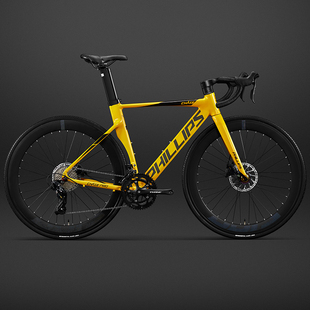 菲利普公路车自行车成人男款 青少年骑行变速超轻赛车女学生单车 式