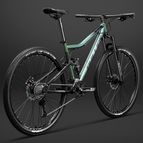 菲利普软尾减震山地自行车双碟刹