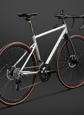 菲利普铝合金公路车自行车超快轻便成人男女款式平把油碟刹车单车