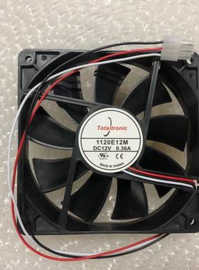 全新原装正品Tota tronlc 1120E12M 12V 0.38A 12025 12CM 双滚珠