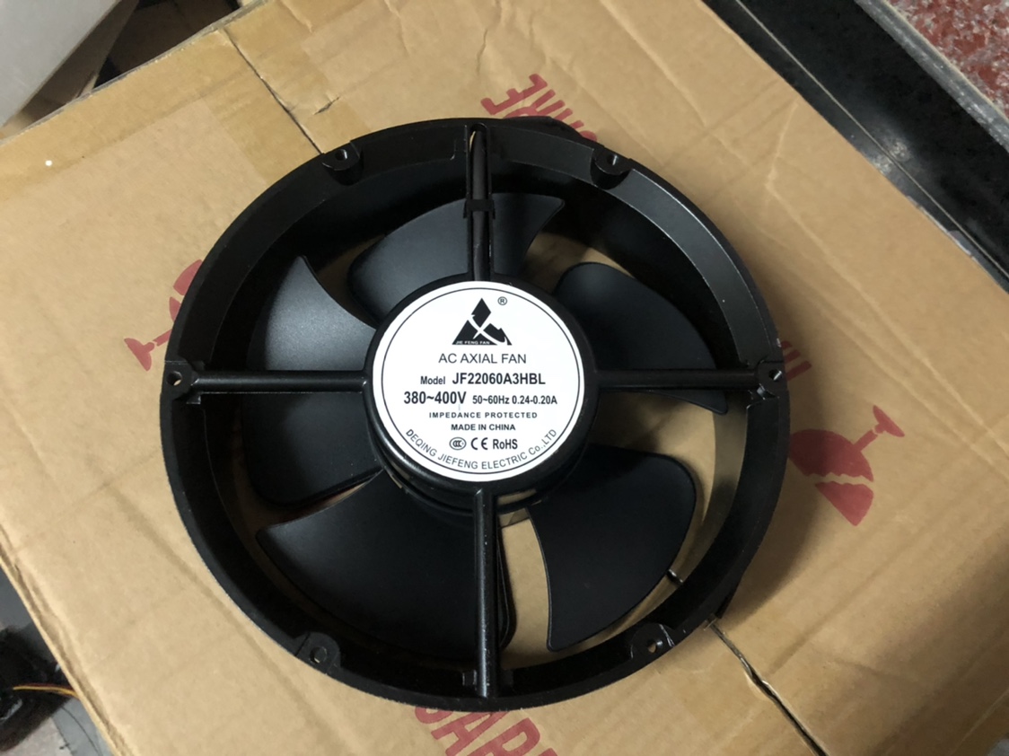 JF22060A1/2/3HBL双滚珠110V220V380V散热风扇22060圆形金属风机
