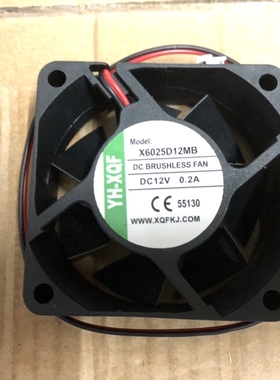 全新YH-XQF X6025D12MB 6025 12V 0.2A 6CM厘米 变频器散热风扇