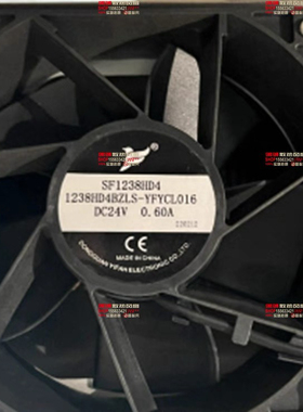 原装 SF1238HD4 1238HD4BZLS-YFYCL016 DC24V 0.60A变频器风扇