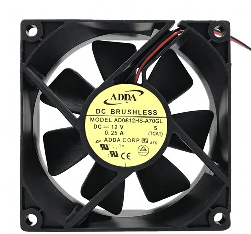 ADDA AD0812HS-A70GL 12V0.25A 8025 功放 机箱散热风扇 8CM风扇