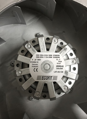 德国进口离心风机 2RRE45 250x56R 230V 156/230W 涡轮风扇