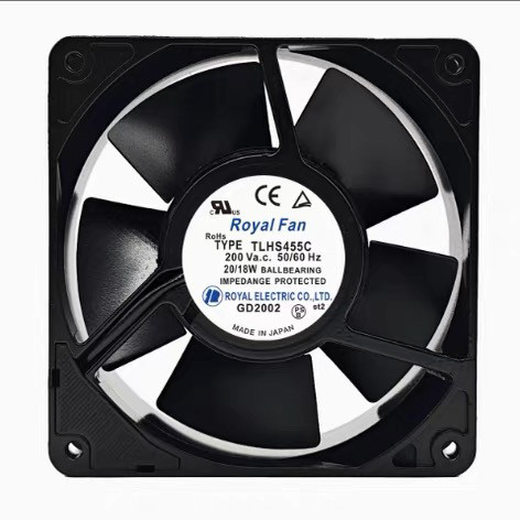 全新日本ROYALFAN TYPE TLHS455C 200V 20/18W 全金属 耐高温风扇