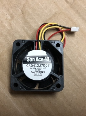 9A0412J7D07 4015 12V 0.11A 4cm双滚珠散热风扇40*40*15mm