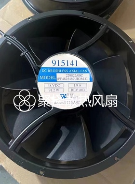915141 PF4825489UB2M-C-229822/00C 48VDC 1.9A 91.2W 25489风扇