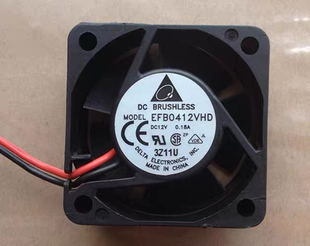 原装台达4020 4CM 12V 0.18A 超静音南北桥散热风扇 EFB0412VHD