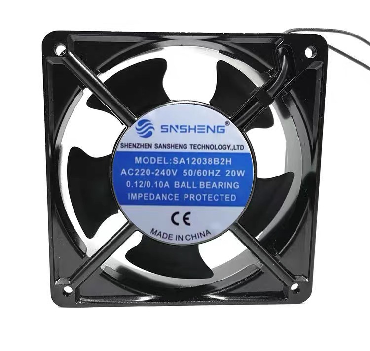 全新SNSHENG SA12038B2H/S2H 220V 20W 0.12A 12038 铝框散热风扇