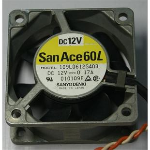 12V 0.17A耐高温静音6cm防水散热风扇 6025 109L0612S403原装