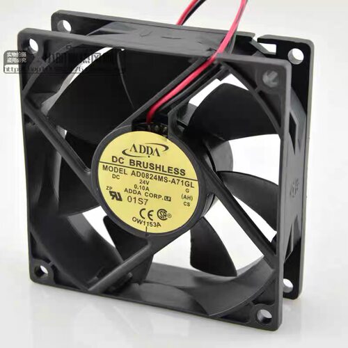 正品 ADDA AD0824MS-A71GL 8025 24V 0.10A 8CM/厘米 变频器 风扇