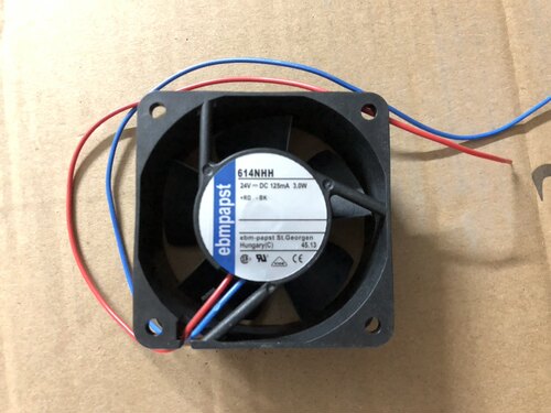 原装德国ebmpapst 614NHH 24V 125MA 3.0W 60*60*25 高端设备风扇