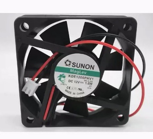 原装建准 SUNON 6015 KDE1206PHV1 12V 1.6W 6CM 60*15MM静音风扇
