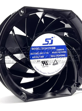 全新SJ生久 17251 17CM SC241751BM 24V 3A 变频器大风量散热风扇
