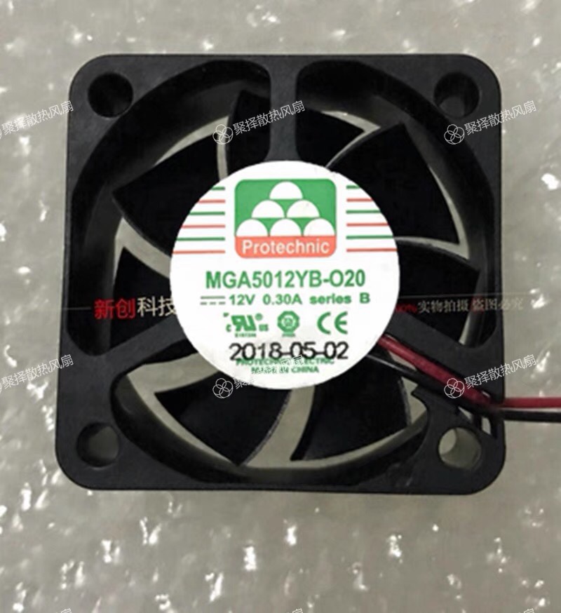 全新原装永立MGA5012YB-O20 5020 12V 0.3A 5cm 机箱风扇