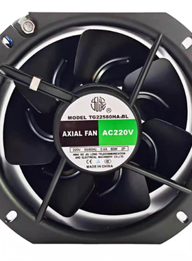 九龙全新原装正品 TG22580HA2BL 0.4A 80W 22580 金属框散热风扇6