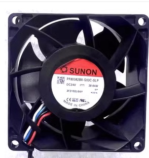 38.64W 现货SUNON 大风量散热风扇 24V SLP PF80382BX Q03C