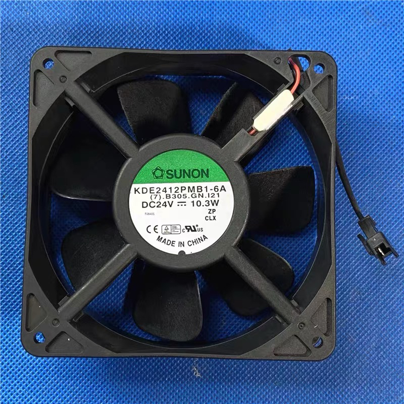 全新SUNON KDE2412PMB1-6A DC24V 10.3W 12CM12038变频器散热风扇