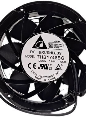 现货正品THB1748BG-CK1S 48V 5.80A 17CM 3线132KW施耐德风扇