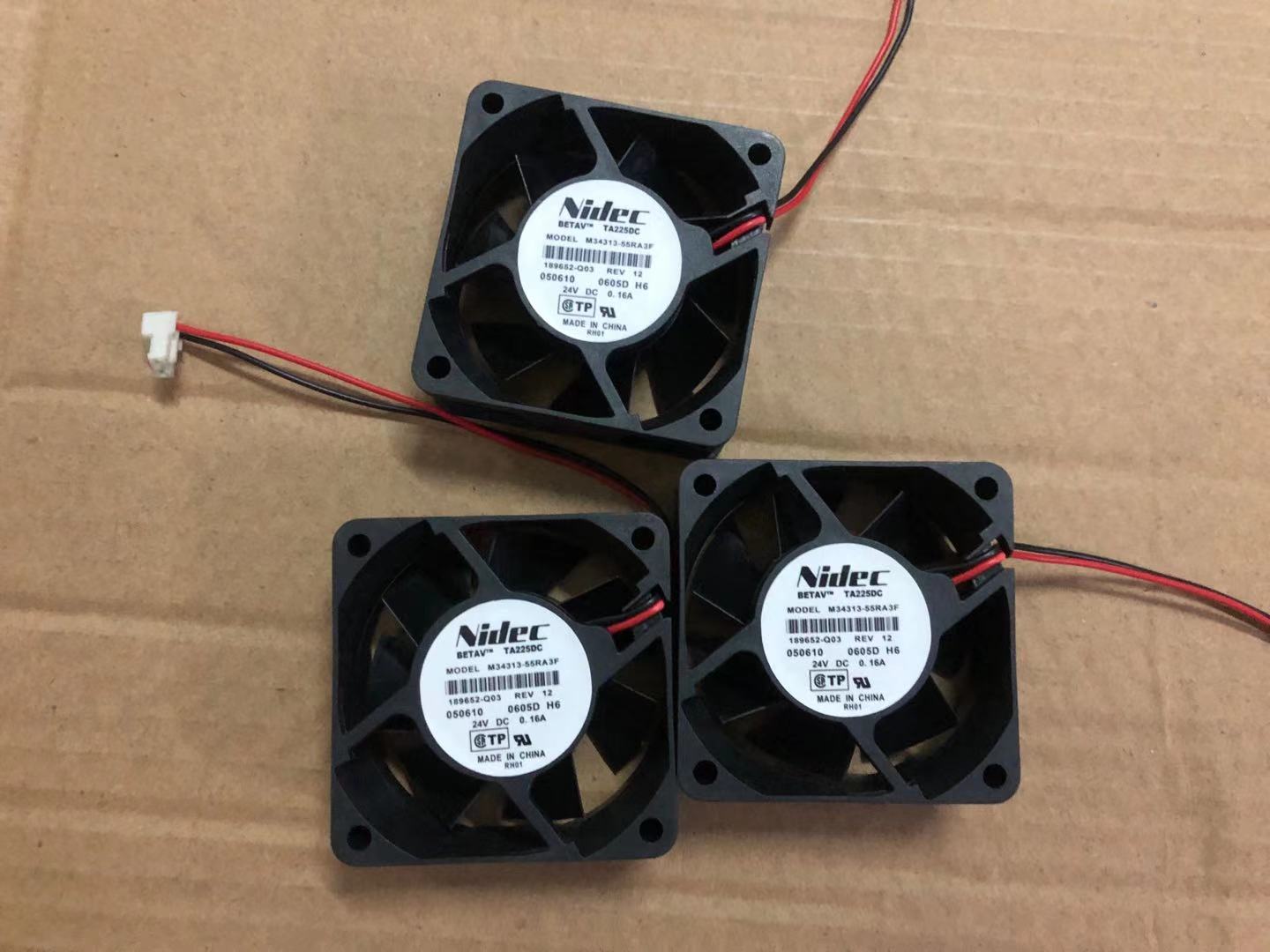 NIDEC TA225DC M34313-55RA1F/2F/3F/9F/11F 24V 6cm6025散热风扇