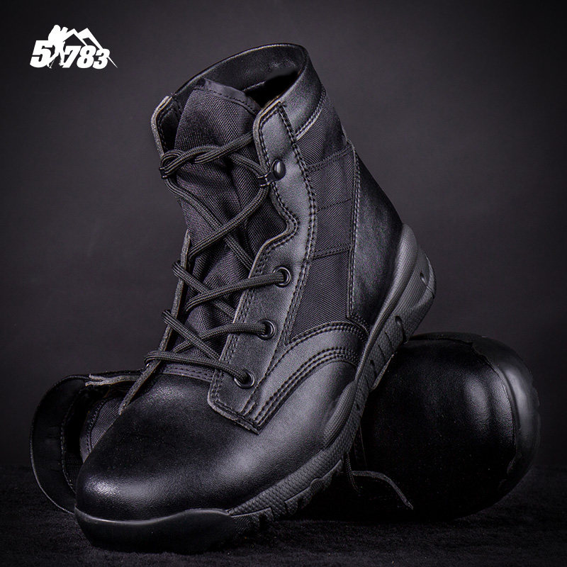 Bottes militaires pour homme - porter - Ref 1399130 Image 3