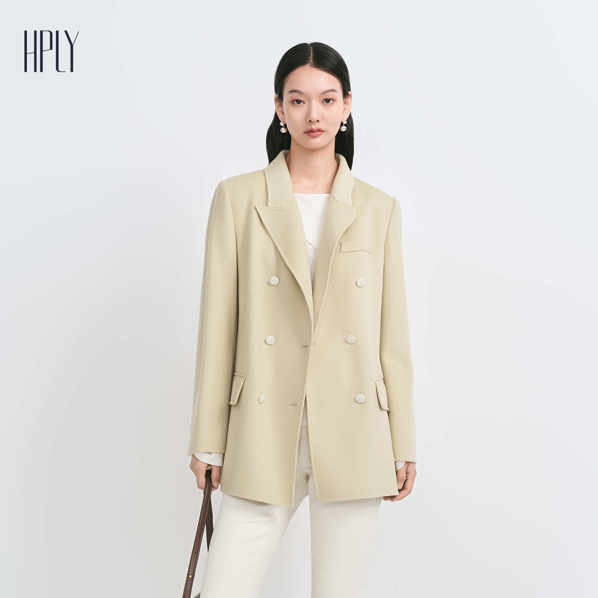 双面呢 西装版型 利落剪裁