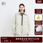 女不规则白鹅绒羽绒服外套女 新款 商场同款 HPLY荷比俪冬季