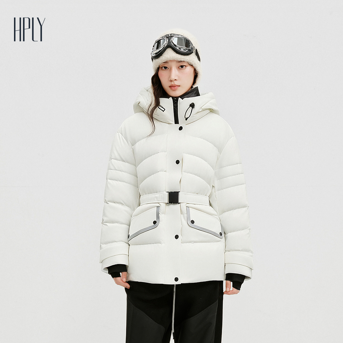 连帽撞色 三防工艺 鹅绒羽绒