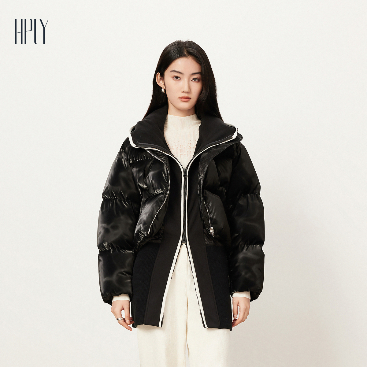 运动设计 针织拼接 温暖有型