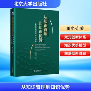 从知识管理到知识优势:数智时代企业双元创新 北京大学出版社 董小英 著 著