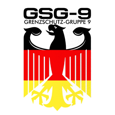 德国GSG9特种部队第9反光车贴
