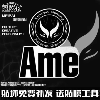 XG战队dota2刀塔Ti13反光车贴