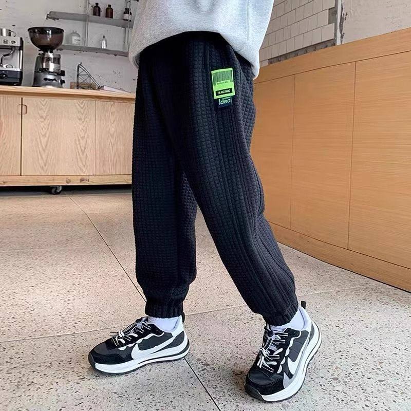 儿童装男童裤子春秋款2026年新款夏季薄款中大童运动裤男孩炸街潮,童装/婴儿装/亲子装,运动裤卫裤,淘宝优惠券,粉丝福利购,淘宝优惠卷