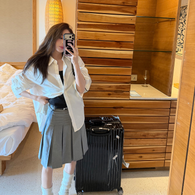 【BSF.cn】甜酷上新｜舒适显瘦｜松弛有品 西装半裙｜双面学院条