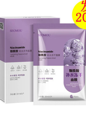 20片烟酰胺补水冻干面膜