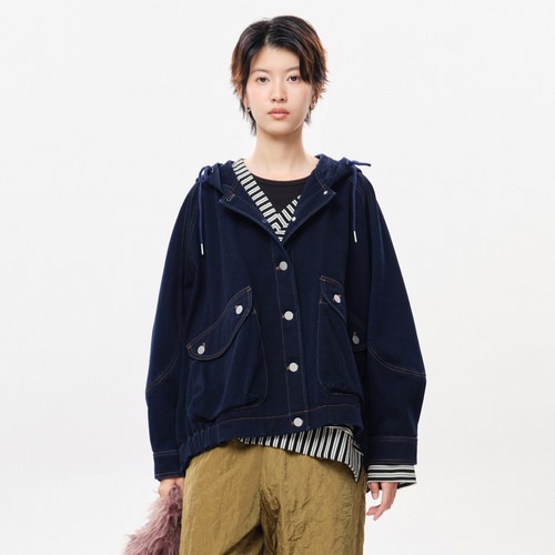 连帽、口袋、脚口收丈根