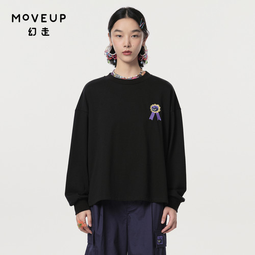 幻走设计师Moveup拼接雪纺