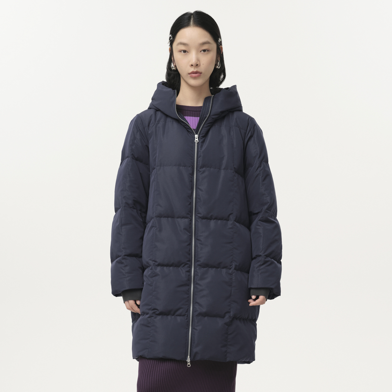 高领 连帽 口袋