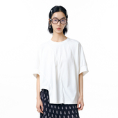 .FUN系列冰氧吧花边弧线下摆短款 MOVEUP幻走2025夏季 新款 T恤女