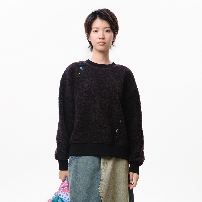 彩点绣花、罗纹、毛绒