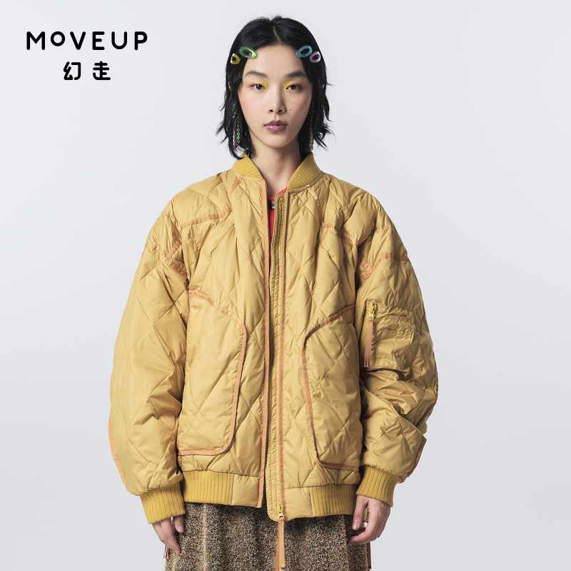 口袋短款羽绒服Moveup设计师