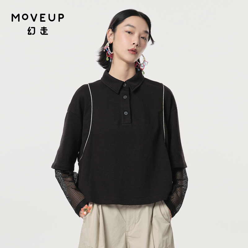 幻走翻领趣味Moveup分割设计