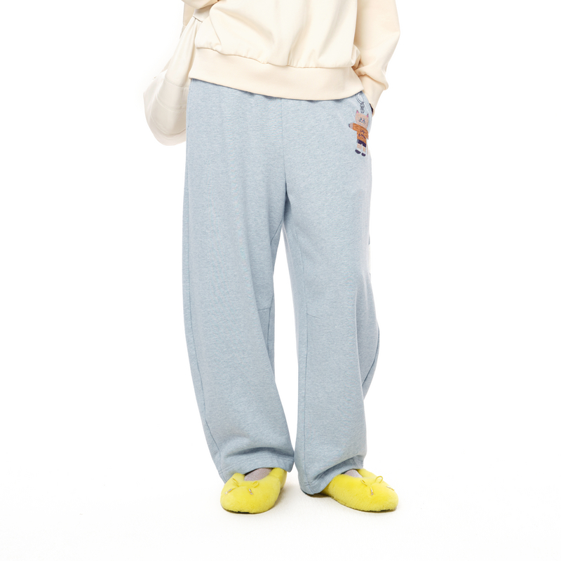 松紧腰、小猫绣花、收省