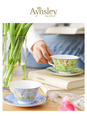 Aynsley安斯丽英式小屋花园温莎骨瓷茶具红茶咖啡杯碟糖奶茶壶套