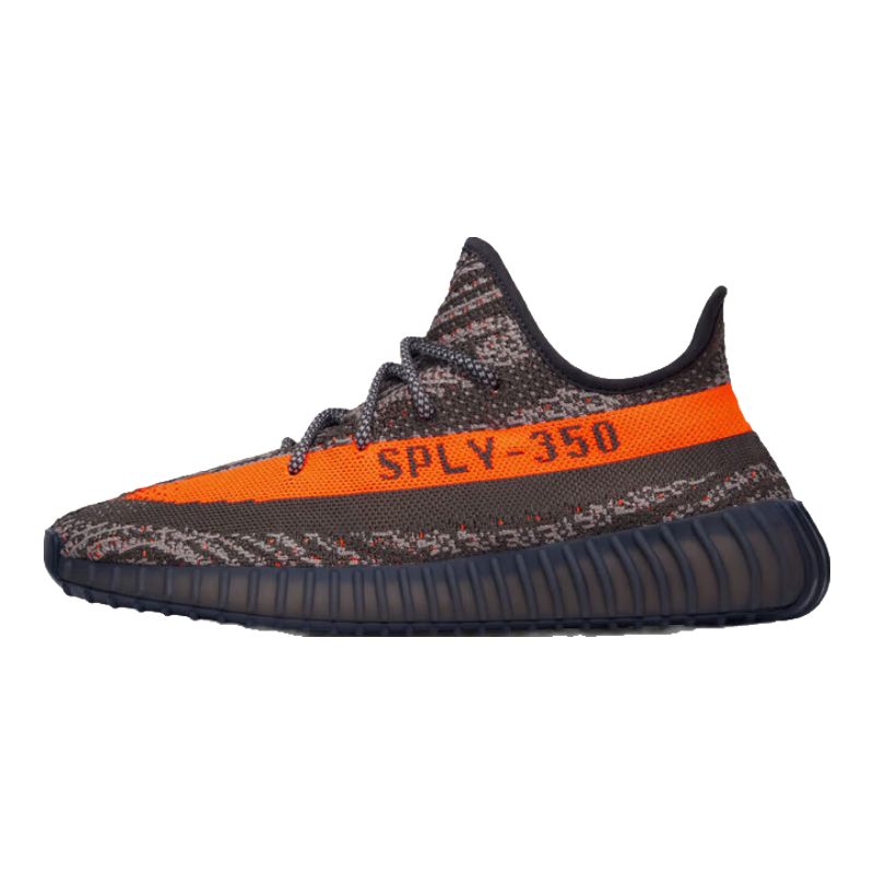 阿迪达斯Yeezy Boost椰子350V3灰橙男女同款低帮缓震跑步鞋HQ7045