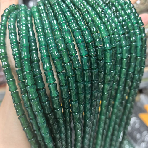 6*10mm红玛瑙竹节  散珠DIY饰品配件竹节手链项链 手工串珠材料