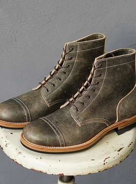 履诚Classic M1948作战靴 Combat Boots 经典美式复古工装靴男鞋