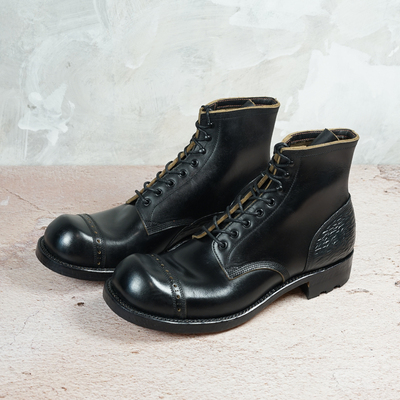 履诚 Artistic 德比军风靴复古无内衬轻便透气通勤手工男靴