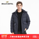 男士 外套男款 长款 休闲保暖加厚加绒工装 羽绒服新款 布兰施冬季